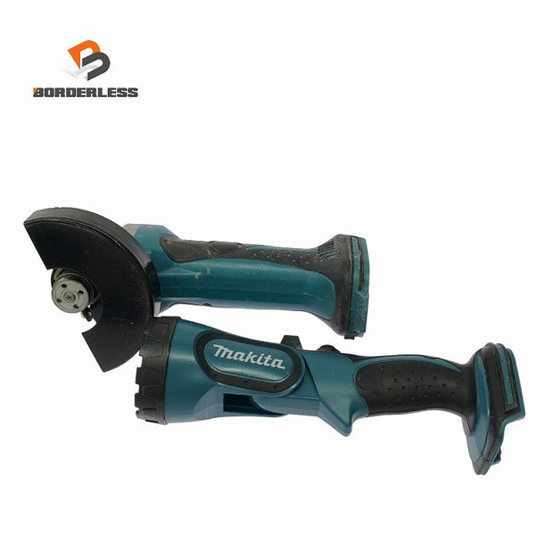 ☆中古品2点※コメント必読☆makita マキタ 14.4V 100mm 充電式ディスクグラインダー GA400D 充電式フラッシュライト ML145134244 - 1
