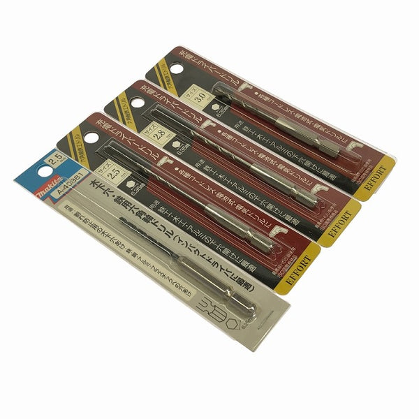☆未使用品☆EFFORT エホート 六角軸鉄工ドリル 2.5mm 9本 2.8mm 5本 3.0mm 4本 鉄工 アルミ 木工 下穴開け109024 - 3