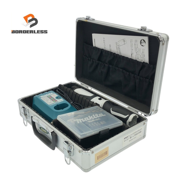 ☆中古美品※バッテリ無し☆makita マキタ 7.2V 充電式ペンインパクトドライバー TD021D 充電器 ビット ケース付 コードレス118617 - 1