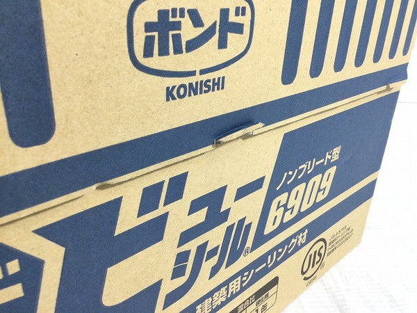 ☆未使用4缶☆KONISHI コニシ ボンド ビューシール 6909 NB/ノンブリード 2成分形ポリウレタン系 6Lセット 2缶入×2箱 シーリング材113081 - 8