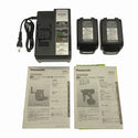 ☆未使用品☆Panasonic パナソニック 18V 充電ハンマードリル EZ1HD1J18V-B バッテリー2個+充電器 集じん付123661 - 10