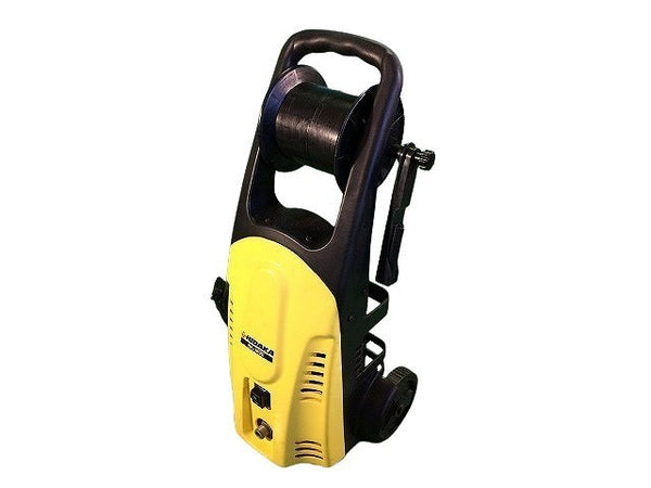 ☆中古品☆HIDAKA ヒダカ 家庭用 高圧洗浄機 HK-1890 水道ホース＋吐出ホース＋ガン＋ノズル付 100V 60Hz 洗車 水洗い - 3