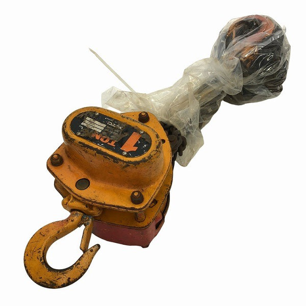 ☆中古品2個セット☆KITO キトー チェーンブロック M3形 CB010 荷重1.0ton/1ton 揚程2.5m 手動式 チェンブロック 吊り具 荷揚げ137279 - 4