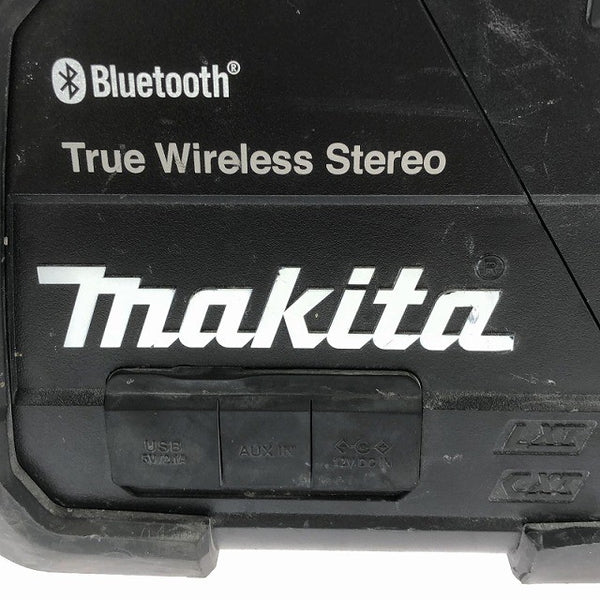 ☆中古品☆makita マキタ 10.8V～18V 充電式スピーカー MR203 本体のみ 黒/ブラック Bluetooth 現場スピーカー アウトドア 音楽 ♪128237 - 9