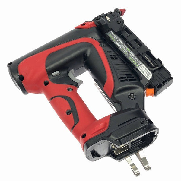 ☆中古極美品☆MAX マックス 14.4V/18V 充電式ピンネイラ TJ-35P4 バッテリー(18V 5.0Ah) 充電器 ケース付 ピン釘打機 ピンタッカー133839 - 6