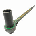 ☆中古品10本セット☆SUPERTOOL スーパーツール 12角 両口ラチェットレンチ8本 RN2126 RN2224 他 片口2本 RN30 爪式 ガチャ131933 - 8