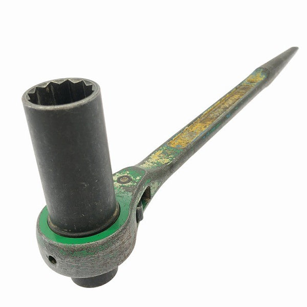 ☆中古品10本セット☆SUPERTOOL スーパーツール 12角 両口ラチェットレンチ8本 RN2126 RN2224 他 片口2本 RN30 爪式 ガチャ131933 - 8