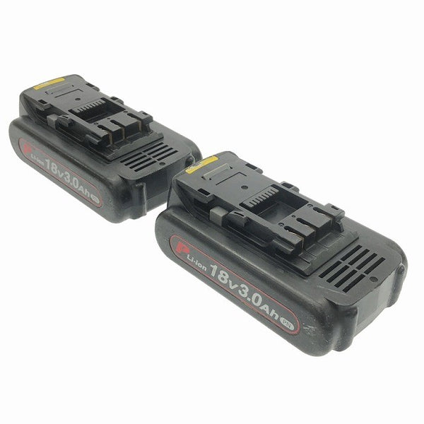 ☆中古品2点セット☆Panasonic パナソニック 純正リチウムイオン電池パック EZ9L53 18V 3.0Ah PN 充電 バッテリー 蓄電池137129 - 5