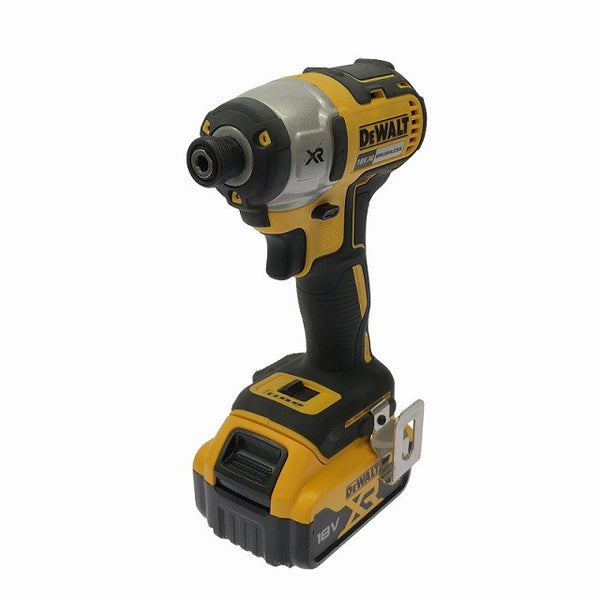 ☆中古品☆DEWALT デウォルト 18V コードレスインパクトドライバー DCF887M2 バッテリ2個(4.0Ah) 充電器 ケース付 充電式129034 - 4