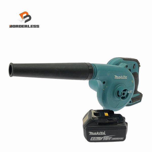☆中古品☆makita マキタ 18V 充電式ブロワー UB182D 本体＋ノズル+バッテリ1個(18V6.0Ah) コードレス ブロアー 送風機 電動工具135281 - 1