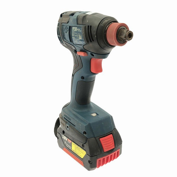 ☆中古品☆BOSCH ボッシュ 18V コードレスインパクトドライバー/レンチ GDX18V-200 バッテリ1個(18V5.0Ah)付 充電式132546 - 2