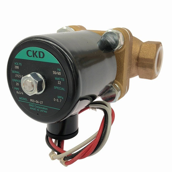☆未使用品☆CKD 蒸気用パイロットキック式 2ポート電磁弁 PKS-06-27-AC200V コイル(PKS-06-27-AC200V-COIL)付 PKSシリーズ132281 - 4