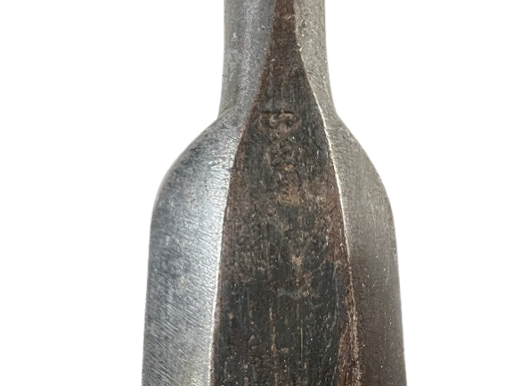 ☆中古品2本セット☆大内 突き鑿 1寸2分/36mm 瓢箪/ひょうたん印 突きノミ 1寸6分/48mm 突きのみ 仕上のみ 大工道具 木材加工 - 4
