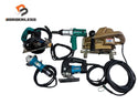 ☆中古品5点セット☆ makita マキタ ディスクグラインダー 9533B 電子ジグソー 4342FCT スーパーミゾキリ 3801-A RYOBI リョービ マルノコ W-573EDM  日立 インパクトレンチ WH14135127 - 1
