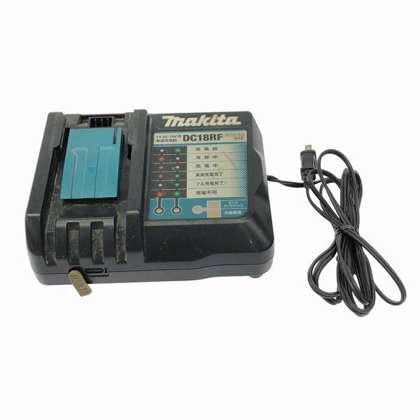 ☆中古品☆makita マキタ 純正リチウムイオンバッテリー BL1860B×2 充電器 DC18RF付き 電動工具 蓄電池 充電地129459 - 9