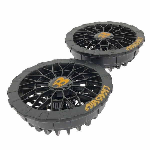 ☆中古品☆BURTLE バートル エアークラフト専用 リチウムイオンバッテリー AC09 ファンユニット AC09-1 ケーブル付 暑さ対策133110 - 2