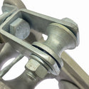 ☆中古品☆IKURA TOOLS 育良精機/イクラ 四連金車 IS-4W 安全最大荷重6.8kN 4連金車 ケーブルローラーコロ129355 - 8