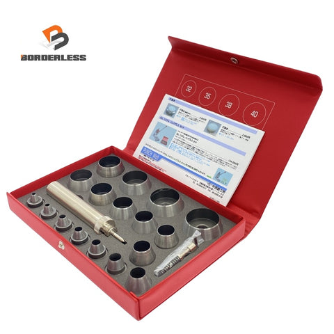 ☆未使用品☆FK パッキン打抜ポンチセット FK-P17 パッキン用 パッキン打ち抜きポンチ ポンチ加工 中西鉄工所118402