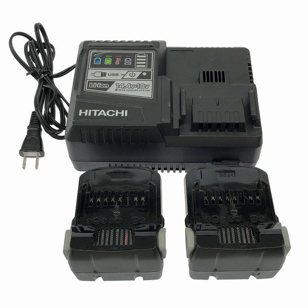 ☆比較的綺麗☆ HITACHI 日立工機 14.4V コードレスインパクトドライバ WH14DDL2 2LYPK(L) アグレッシブグリーン137959 - 10