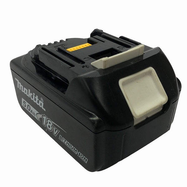 ☆中古品 充電回数9回☆☆makita マキタ 18V 5.0Ah 純正 リチウムイオンバッテリー BL1850B 残量表示付 リチウムイオン電池 蓄電池130956 - 7