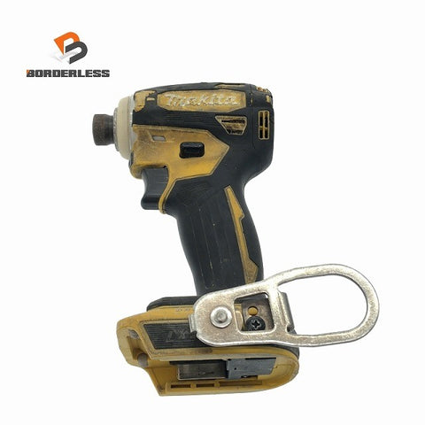 ☆中古品☆makita マキタ 18V 充電式インパクトドライバ TD172D 黄/イエロー 本体のみ116963
