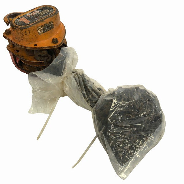 ☆中古品2個セット☆KITO キトー チェーンブロック M3形 CB010 荷重1.0ton/1ton 揚程2.5m 手動式 チェンブロック 吊り具 荷揚げ137280 - 3
