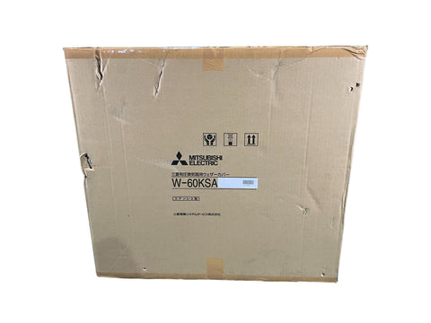 ☆未使用品☆MITUBISHI 三菱電機 有圧換気扇用排気標準タイプウェザーカバー W-60KSAM ステンレス製 防虫網標準装備126550
