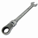 ☆未使用品☆TOP トップ工業 首振りラチェットコンビセット FRC-10000S 工具袋入り 7mm～24mm スパナセット131681 - 5