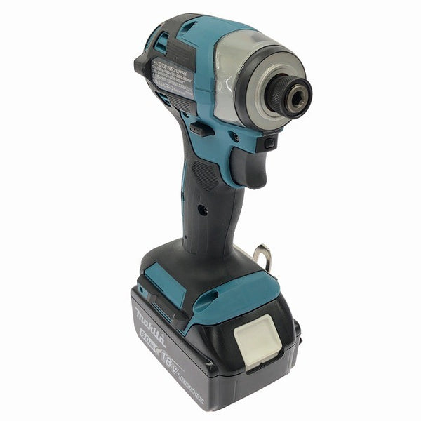 ☆未使用品 バッテリ1個☆makita マキタ 18V 充電式インパクトドライバ TD173D 青/ブルー バッテリー1個(18V 6.0Ah) 充電器135991 - 5