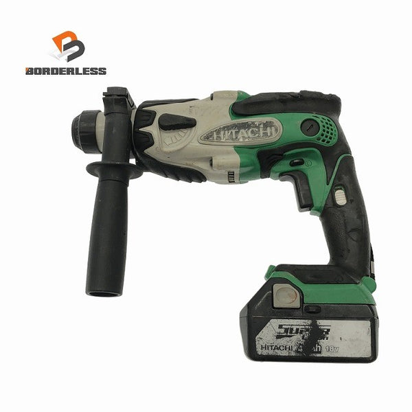☆中古品☆ HITACHI 日立工機 14.4V/18V 16mm コードレス ロータリハンマードリル DH18DSL 本体+バッテリー1個(18V 4.0Ah)117330 - 1