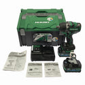 ☆中古極美品☆HiKOKI ハイコーキ 36V コードレスインパクトレンチ WR36DE(2XPSZ) バッテリ2個 充電器 ケース付 630N・m 充電式130516 - 3