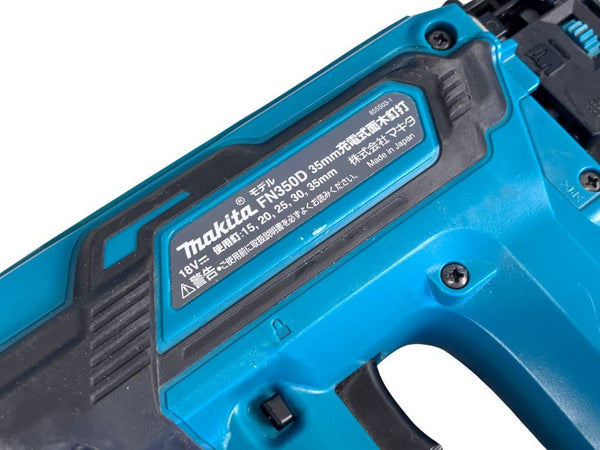 ☆中古品☆makita マキタ 18V 35mm 充電式ピンタッカ PT353D 本体 充電器 DC18RF ケース コードレス ピンネイラ ピン釘打機137365 - 9
