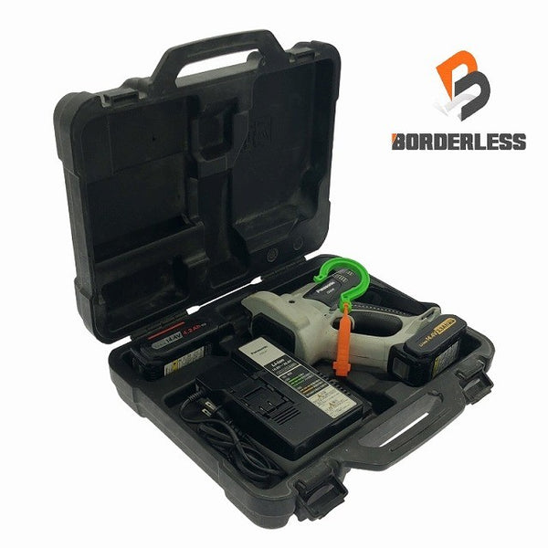 ☆中古品☆Panasonic パナソニック 14.4V 充電式全ネジカッター EZ4540LS2S-B バッテリー2個(3.3Ah/4.2Ah)充電器+パーツ+ケース109471 - 2