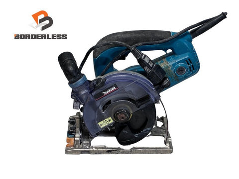 ☆中古品☆ makita マキタ 125mm ボード用防じんマルノコ 5205FX 切断 木くず 粉じん カバー ダストボックス137257