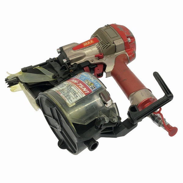 ☆比較的綺麗です☆MAX マックス 高圧エア釘打ち機 HN-75N1 ケース付き エアツール 大工道具 スーパーネイラ133736 - 4