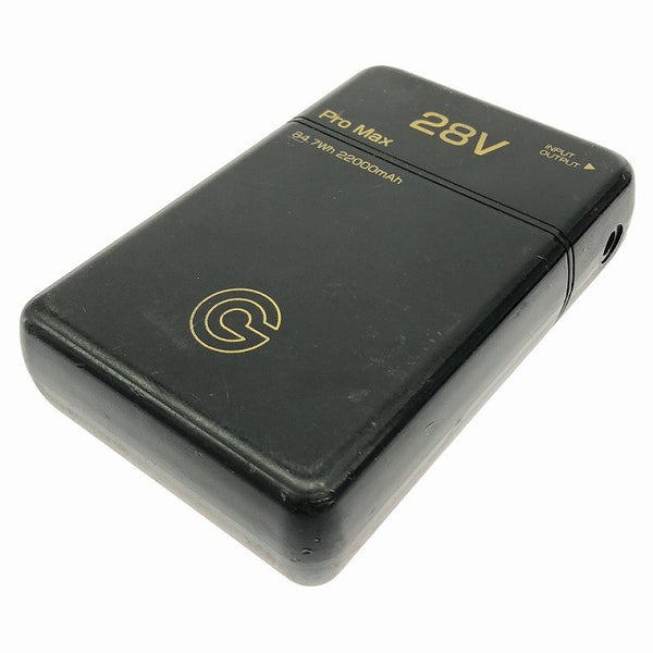☆中古品セット※充電器なし☆長信ジャパン 28V バッテリー GB428PD ファン GFX 赤×2 黒×2 ファンケーブル 暑さ対策 熱中症対策136884 - 3