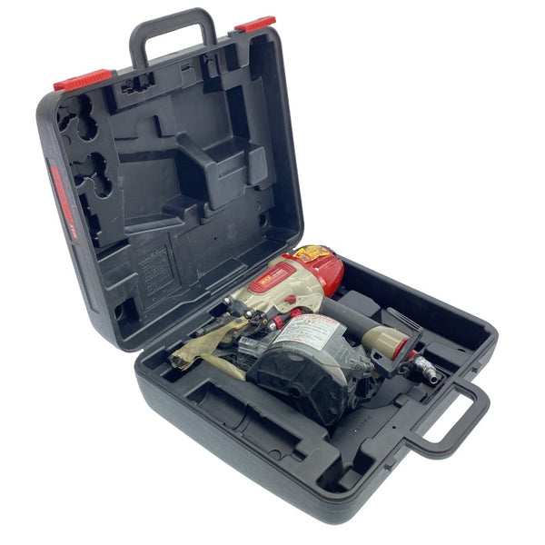 ☆中古品☆MAX マックス 65mm 一般庄/常圧 コイルネイラ CN-565S(FP) ケース付 エア釘打機 エア釘打ち機 ロール釘打機118071 - 2