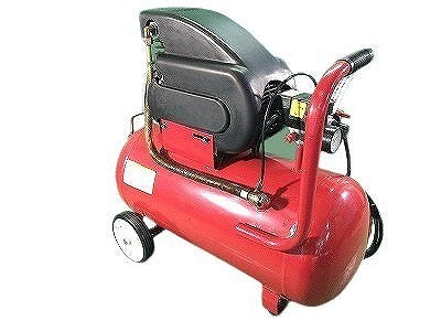 ☆比較的綺麗☆ASTRO アストロプロダクツ 常圧/一般圧 エアコンプレッサー AP040777 100V 39L RED エアーコンプレッサー - 3