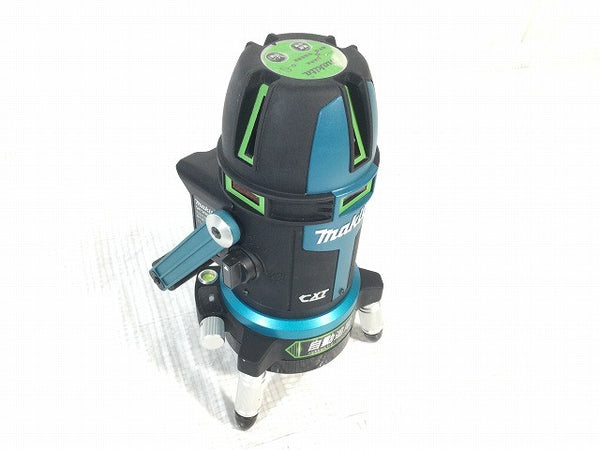 ☆比較的綺麗☆makita マキタ 10.8V 充電式屋内・屋外兼用追尾墨出し器 SK506GDN 受光器 充電器 ケース グリーンレーザー墨出し器125376 - 4