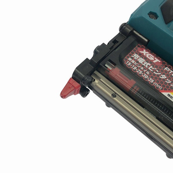 ☆極美品☆makita マキタ 40Vmax 充電式ピンタッカー PT001GZK 本体+ケース コードレス バッテリー式 ピンネイラ ピン釘打機117181 - 8