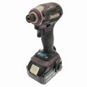 ☆中古品☆makita マキタ 18V 充電式インパクトドライバ TD172D 本体+バッテリー2個(18V 6.0Ah) 付き 電動工具134214 - 2