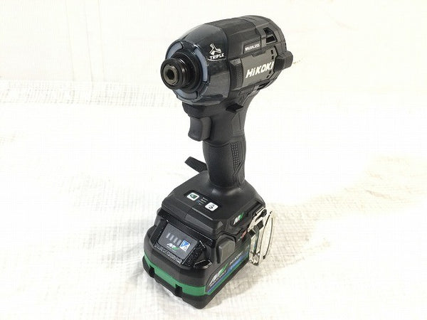 ☆未使用品☆ HIKOKI ハイコーキ 36V インパクトドライバー WH36DD(2XHBSZ) 黒/ストロングブラック Bluetooth対応 フルセット123334 - 4