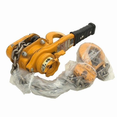 ☆中古品☆KITO キトー レバーブロック L5型 LB016 荷重1.6t/1.6トン 揚程1.5m レバーホイスト ガッチャ 荷締め115321 - 0