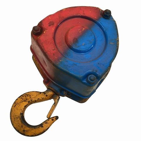 ☆中古品2個セット☆KITO キトー チェーンブロック M3形 CB010 荷重1.0ton/1ton 揚程2.5m 手動式 チェンブロック 吊り具 荷揚げ機136340 - 0