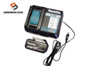 ☆未使用セットバラシ品☆makita マキタ 18V 純正リチウムイオンバッテリー BL1860B 充電器 DC18RF セット販売132746 - 1