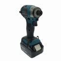 ☆極美品☆makita マキタ 18V 充電式インパクトドライバ TD173DRGX 青/ブルー バッテリー2個(18V 6.0Ah)充電器 ケース付 コメ有120626 - 5