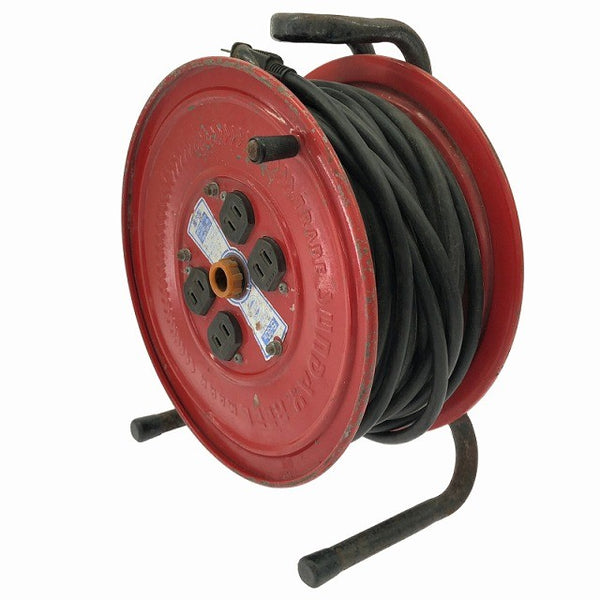 ☆中古品☆HATAYA ハタヤ 畑屋 100V 30m サンデーリール S-30 屋内用 電工ドラム コードリール ドラムリール 延長コード137214 - 3