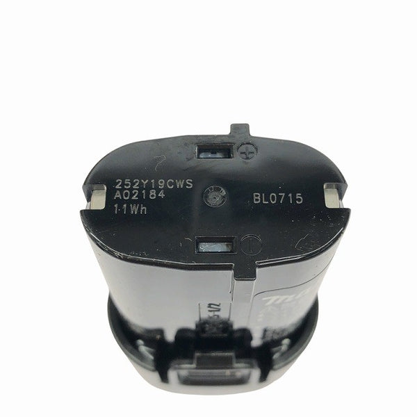 ☆未使用品2個セット☆ makita マキタ 7.2V 1.5 純正リチウムイオンバッテリー BL0715 LITHIUM-ION 雪/飛行機マーク137140 - 8