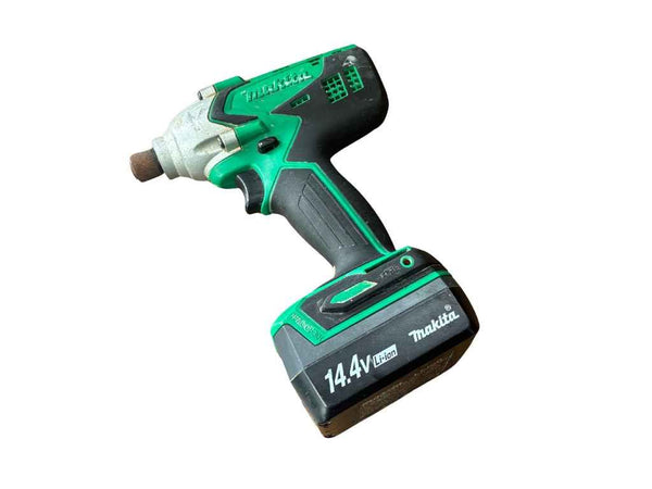 ☆中古品☆ makita マキタ 14.4V 充電式インパクトドライバ M695DWX バッテリー 2個 充電器 ケース コードレス - 7