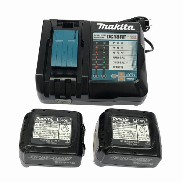 ☆比較的綺麗☆makita マキタ 14.4V 充電式インパクトドライバ TD162DRGXB 黒 バッテリー2個(14.4V 6.0Ah) 充電器 ケース付 - 10